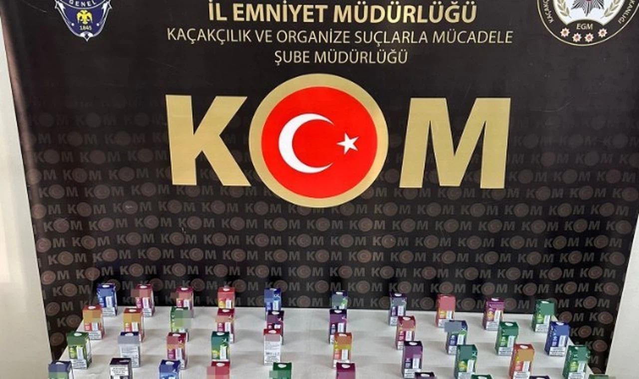 53 Adet Elektronik Sigara ele geçirildi
