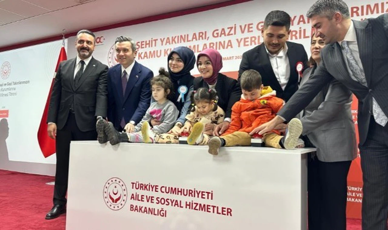 591 şehit yakını, gazi ve gazi yakınının kamu kurumlarına ataması yapıldı