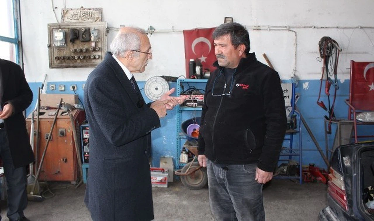 Sanayi esnafından Zeki Kılıç'a ilgi