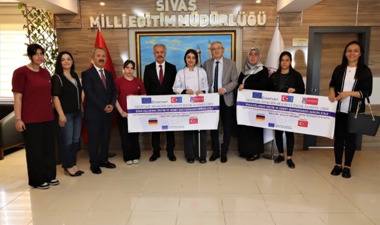 AB projesi kapsamında staj gördüler