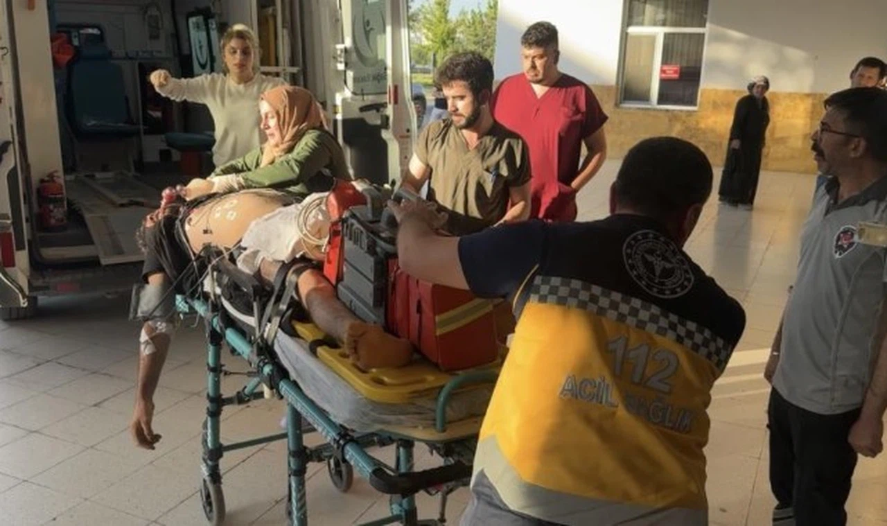 İşçiye yıldırım düştü!