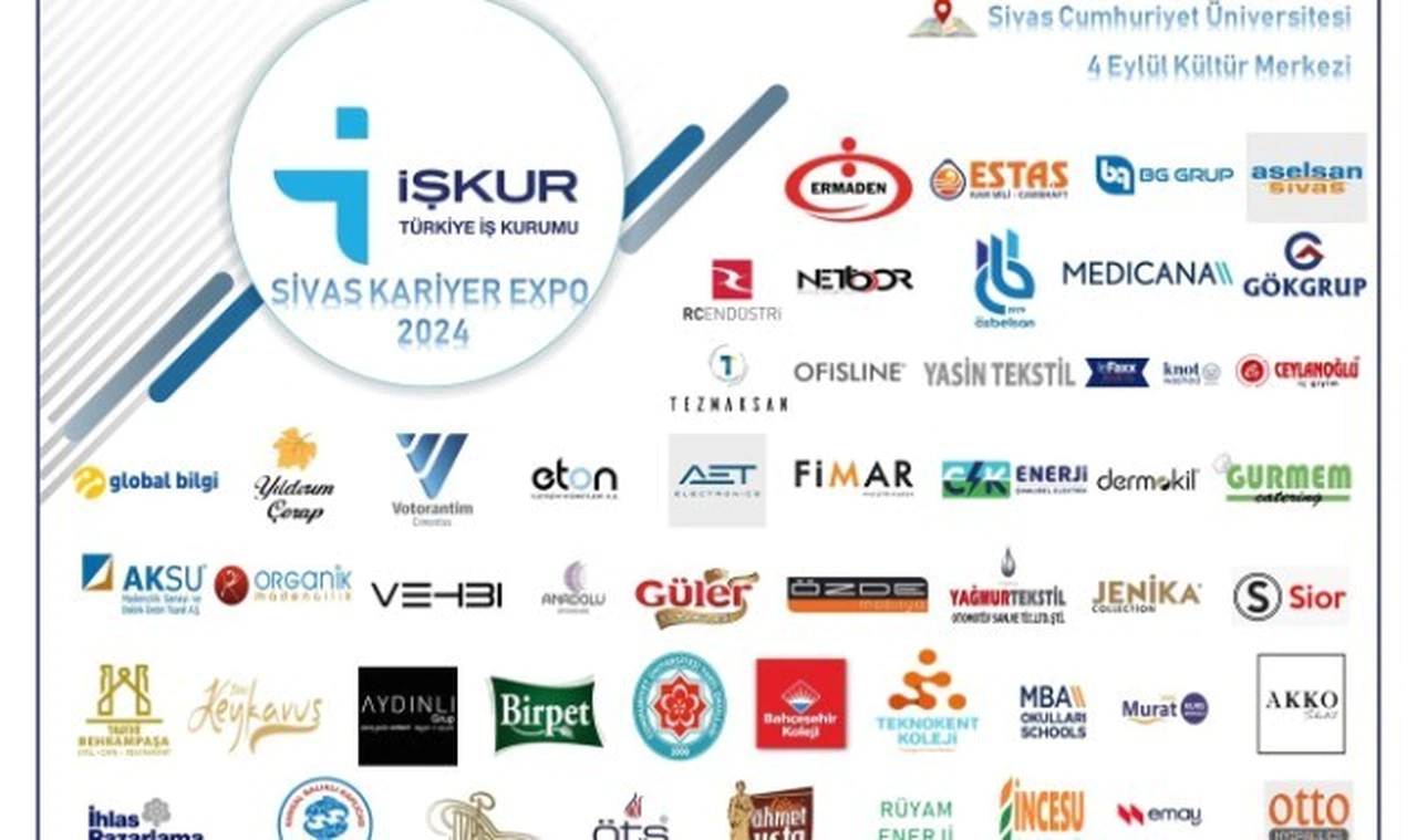 İŞKUR Sivas Kariyer EXPO 2024 Fuarı yarın başlıyor