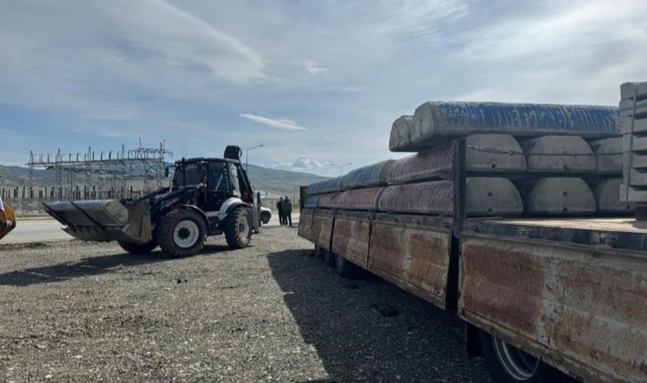 Köylerin sıvat ihtiyacı karşılanıyor