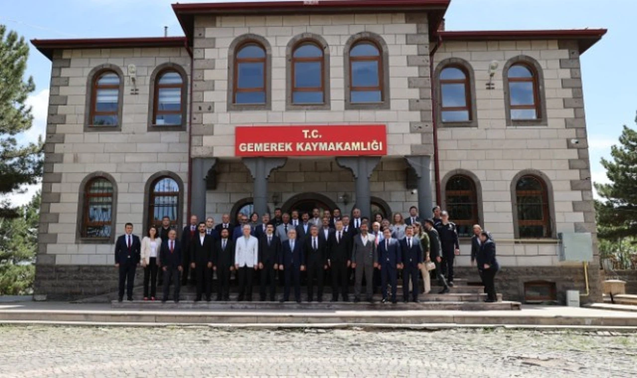 Vali Şimşek'ten Gemerek ziyareti