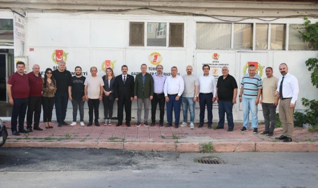 Sivas Belediye Başkanı'ndan Gazeteciler Cemiyeti'ne ziyaret