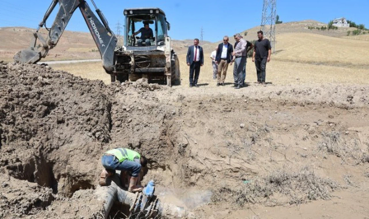 Sivas'ta içmesuyu hattına sabotaj