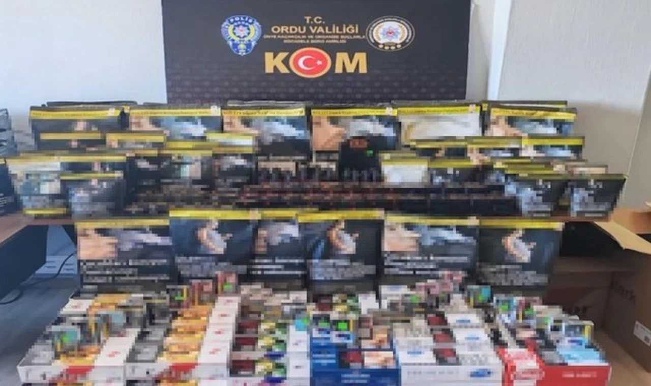 15 milyonluk kaçak tütün