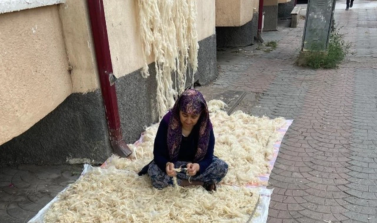 Sivas'ta yün sezonunun son demleri bunlar