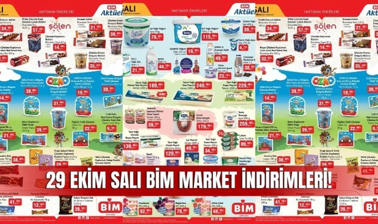 29 Ekim Salı BİM Aktüel Kataloğu, BİM Aktüel 29 Ekim Ürün Kataloğu