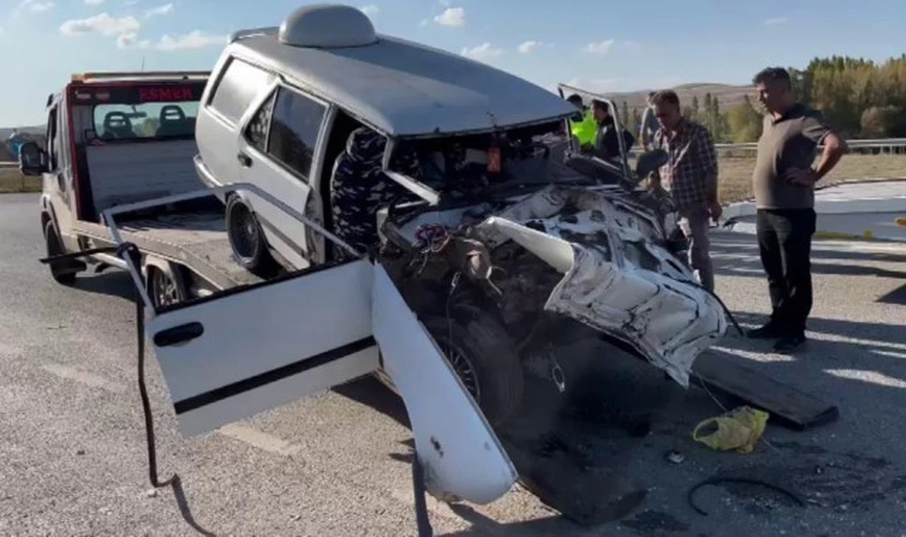 Sivas'ta korkunç kaza