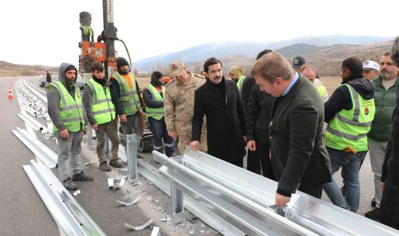 Ölüm yoluna bariyerli tedbir