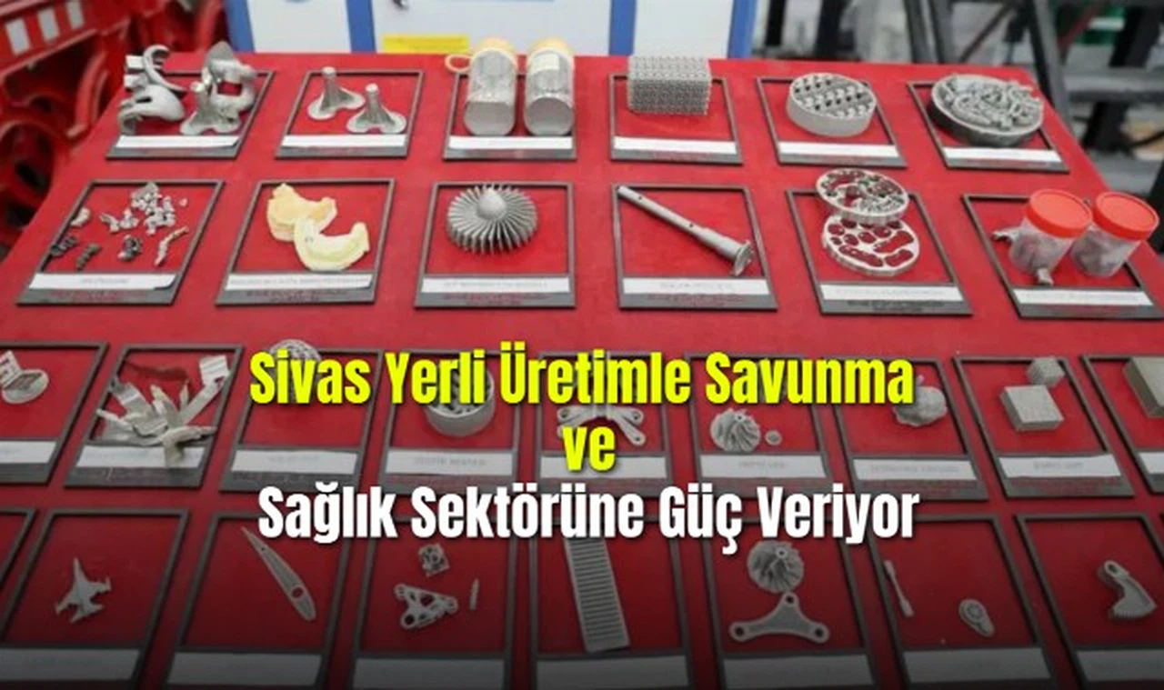 Sivas Yerli Üretimle Savunma ve Sağlık Sektörüne Güç Veriyor