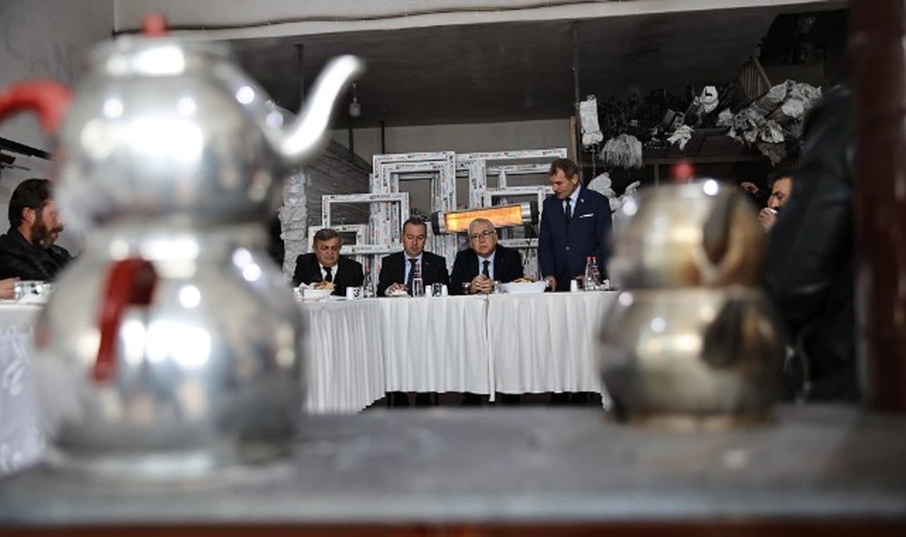 Sivas protokolünden sanayi esnafı ziyareti
