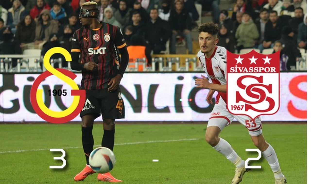 Sivasspor - Galatasaray: Kaleci Hatası ve Son Dakika Golüyle 3-2 Mağlubiyet!