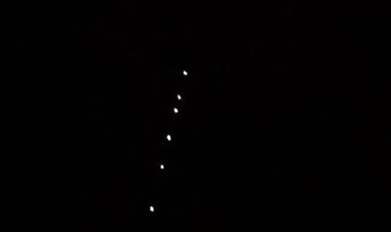 Musk'ın Starlink uyduları Erzincan semalarında görüldü