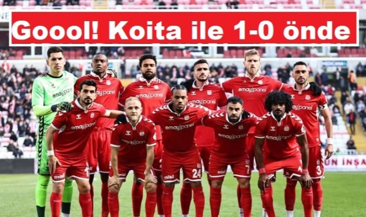 Sivasspor 28.dakikada gol attı: 1-0
