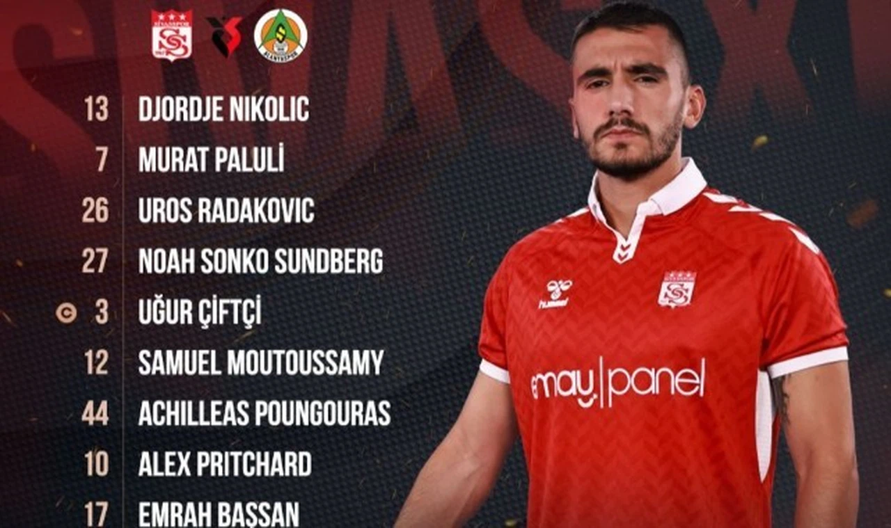 Sivasspor, Alanya'ya bu kadroyla çıkıyor