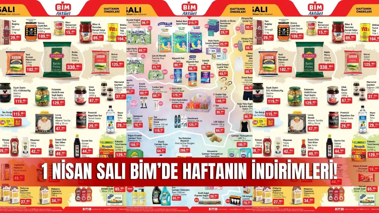 BİM 1 Nisan 2025 Aktüel Kataloğu: Haftanın Önerileri ile Büyük İndirimler!