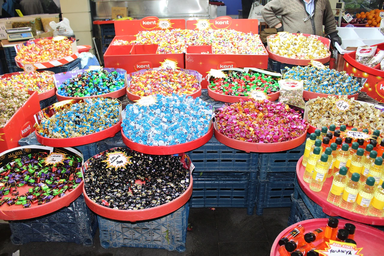 Balık tezgahları şekerlendi