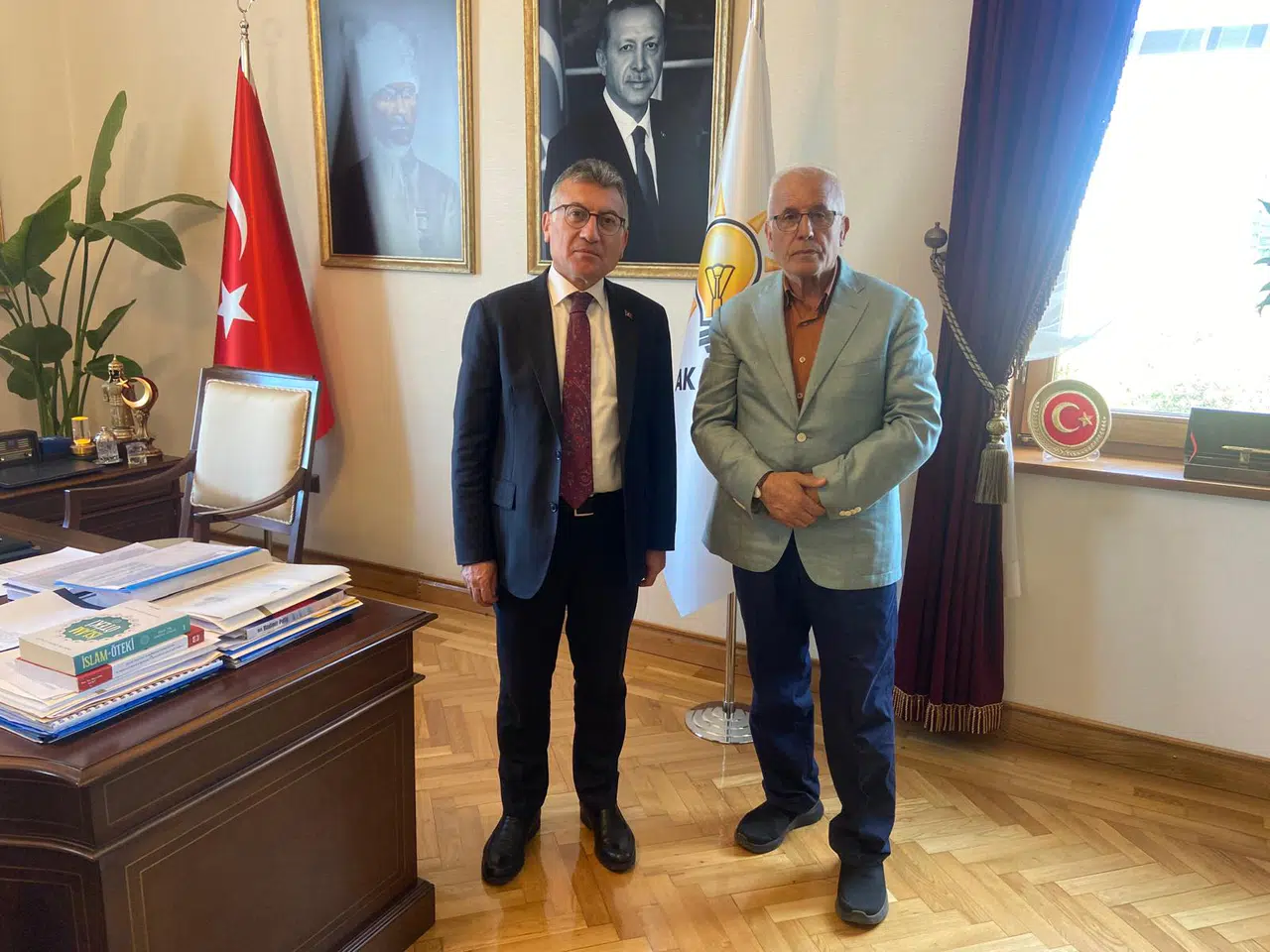 Muhsin Kaya’dan AK Parti Grup Başkanı Abdullah Güler’e ziyaret