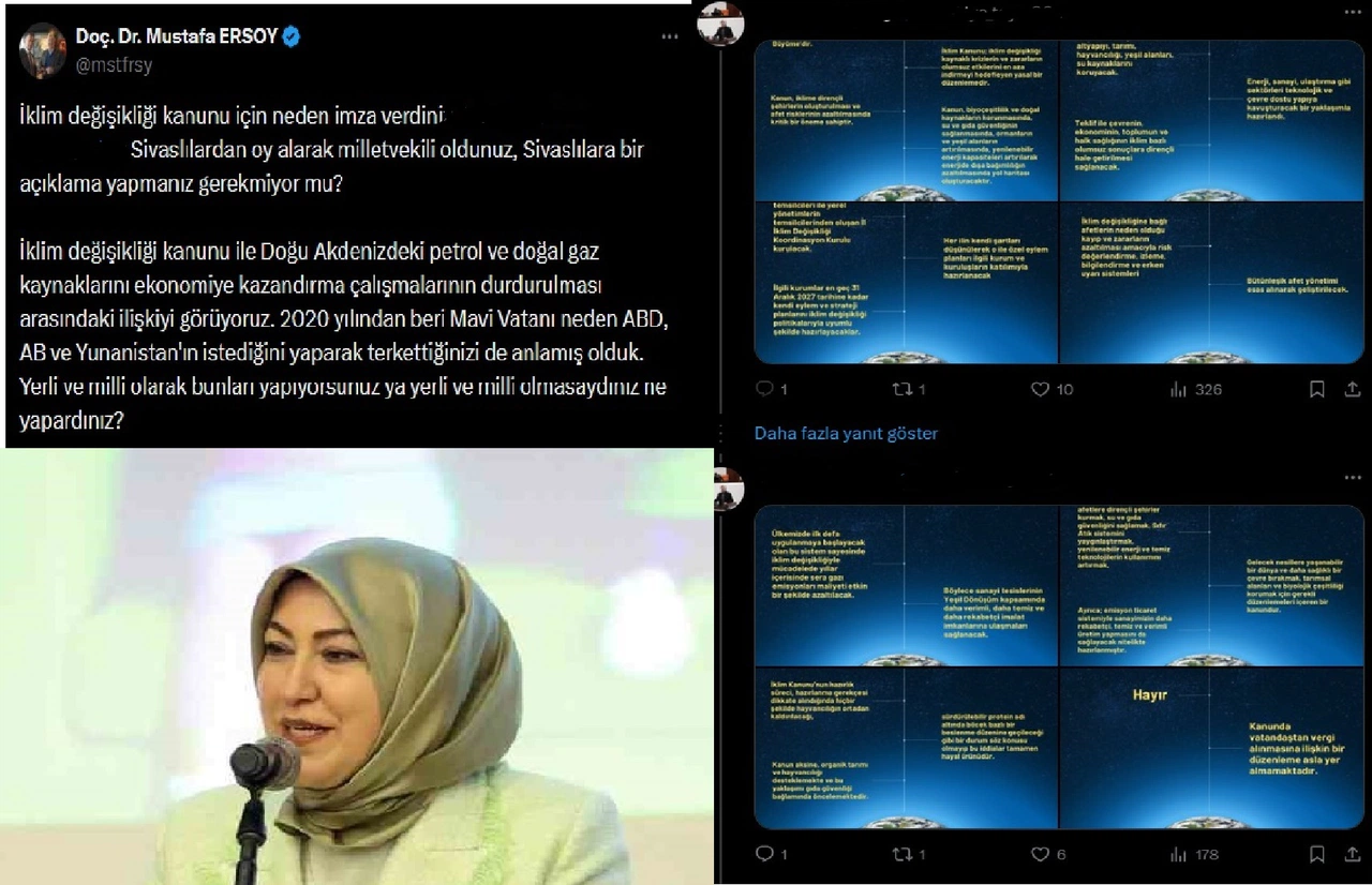 İklim yasasına imza krizi: Sivaslı vekile tepki