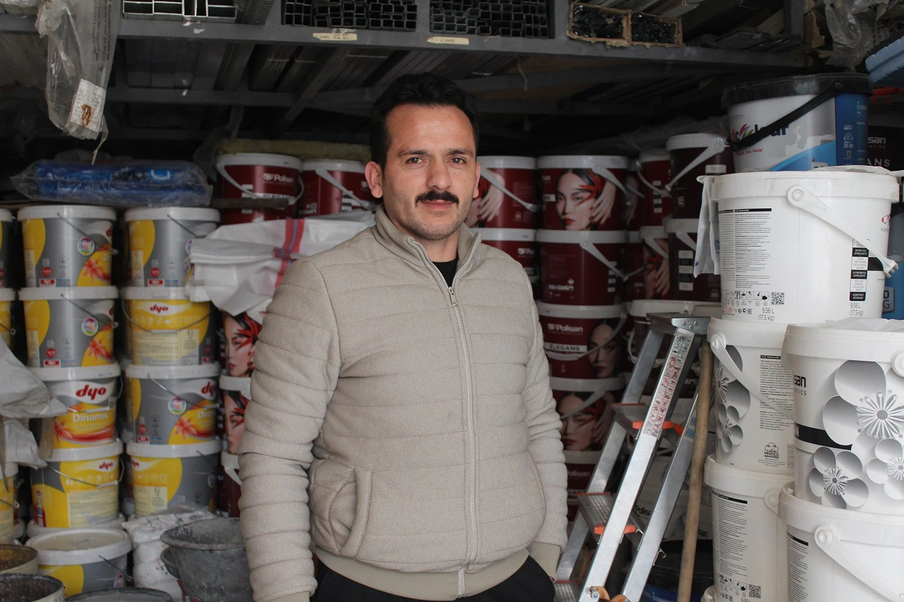 Soğuklar Sivas'ta inşaat sektörünü durdurmadı