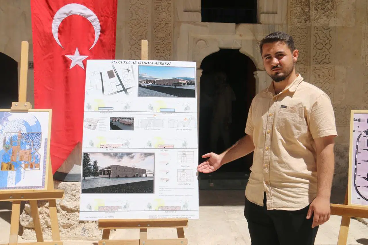 Selçuklu mimarisi öğrenci tasarımlarına ilham oldu