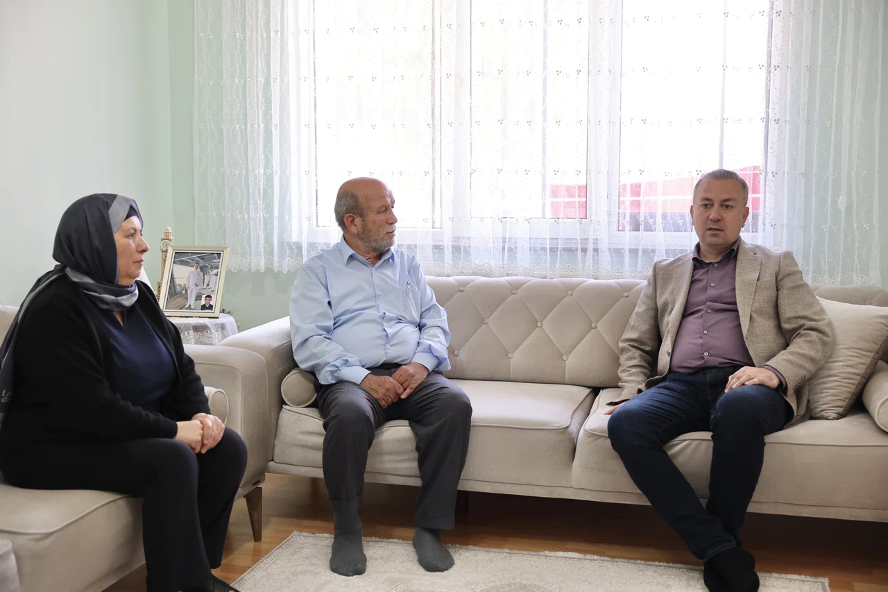 Başkan Uzun’dan Bayramda Anlamlı Ziyaret: Şehit Aileleri Unutulmadı