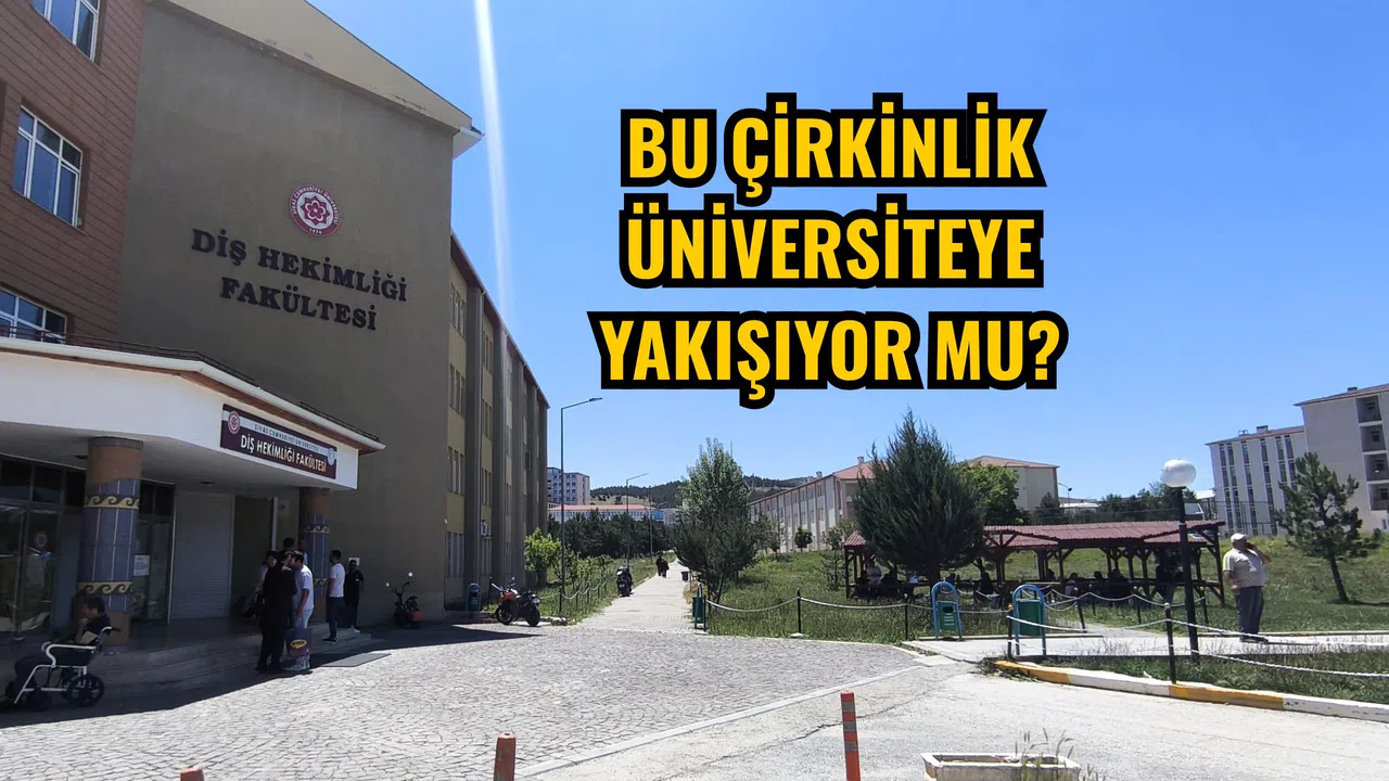 Bu çirkinlik üniversiteye yakışıyor mu?