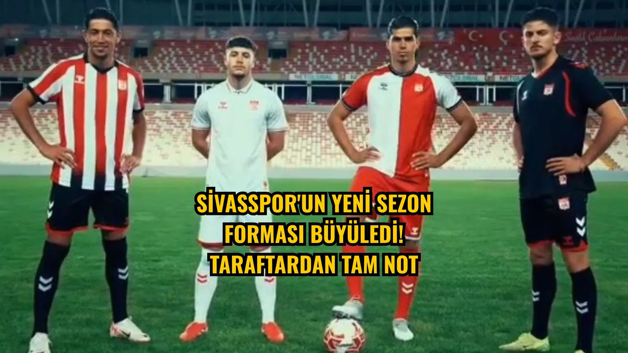 Sivasspor'un yeni sezon forması büyüledi! Taraftardan tam not