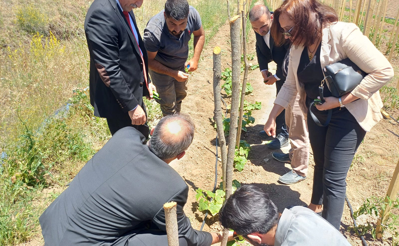 Sivas'ta o üniversite çiftçilerle buluştu