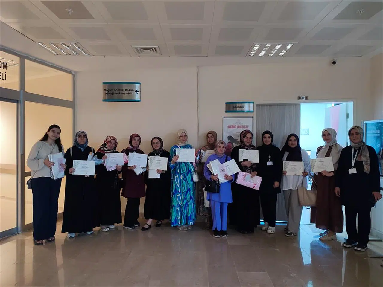 Sivas'ta anne adaylarına sertifika