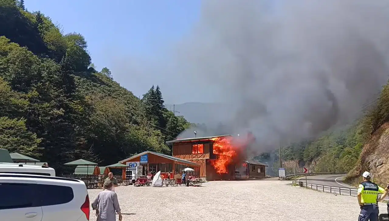 Popüler turizm merkezinde çıkan yangın herkesi üzdü