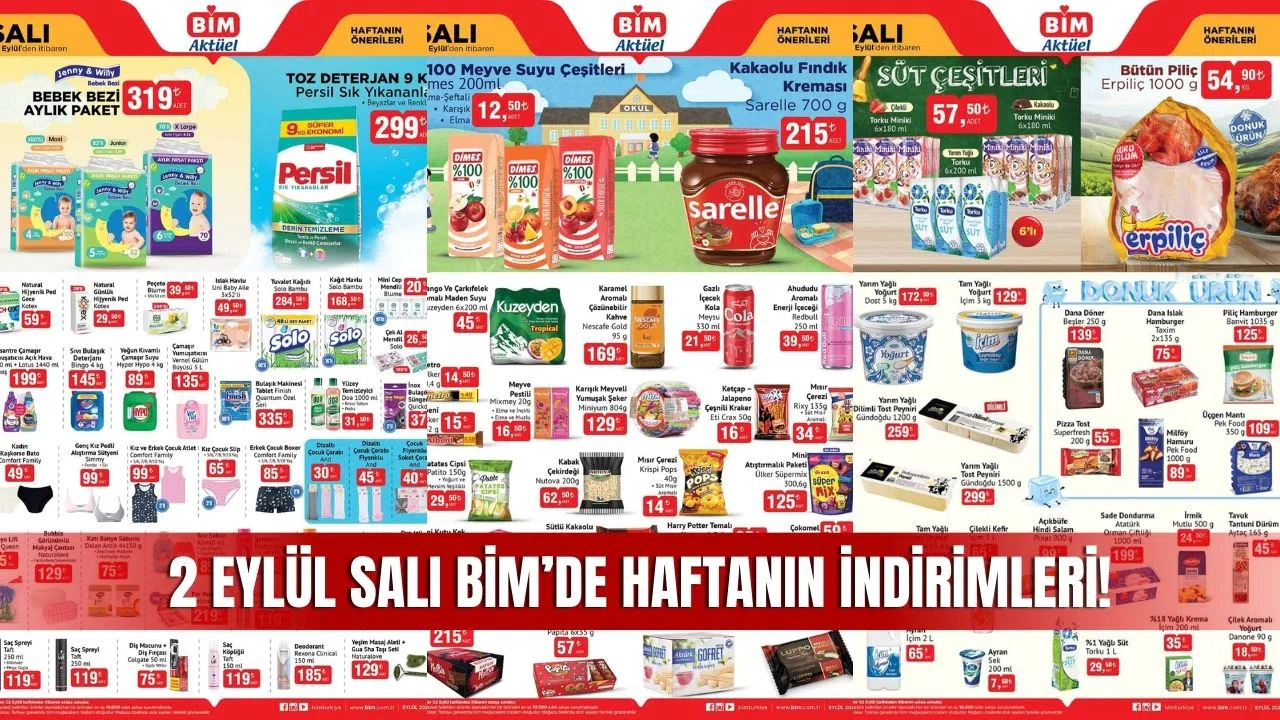 BİM 2 Eylül 2025 Aktüel Kataloğu Yayınlandı!