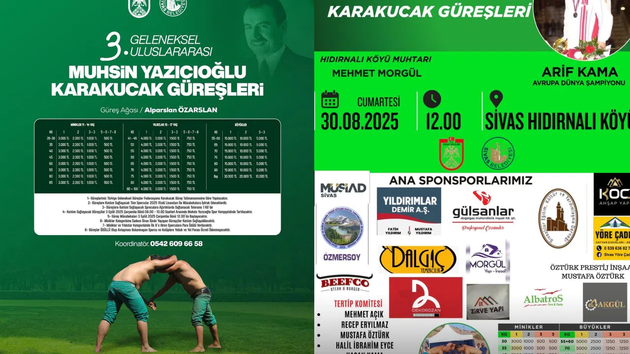 Sivas güreşe doydu