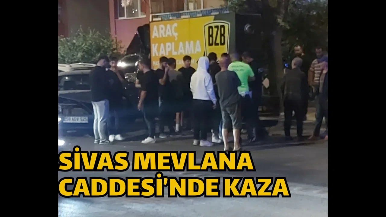 Sivas Mevlana Caddesi’nde kaza