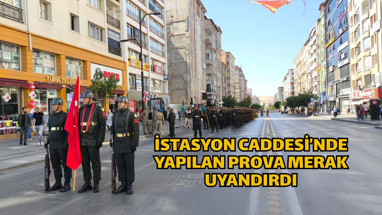 İstasyon Caddesi’nde yapılan prova merak uyandırdı