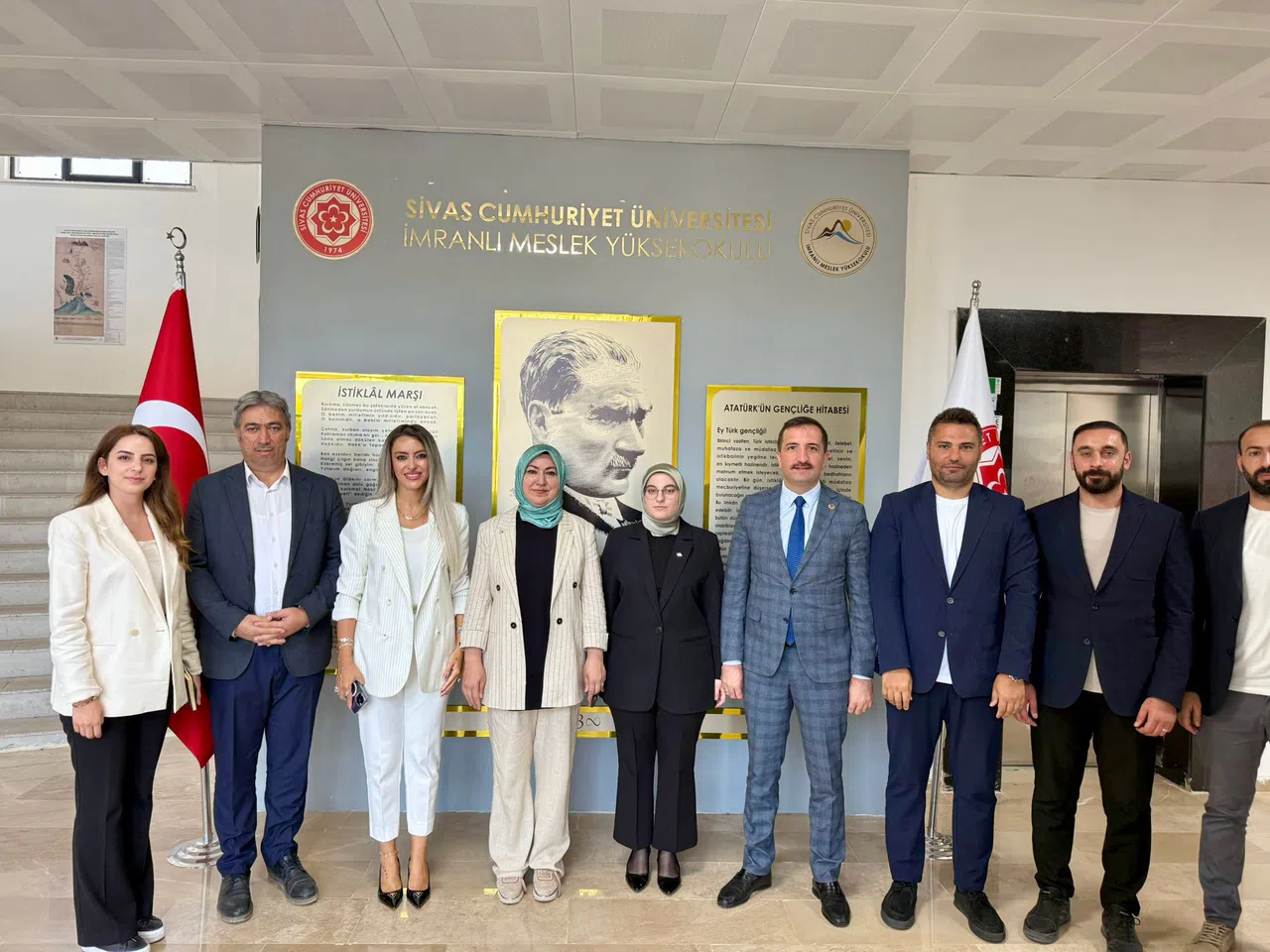 Sivas'ta o bölümün açılışına Milletvekili ziyareti