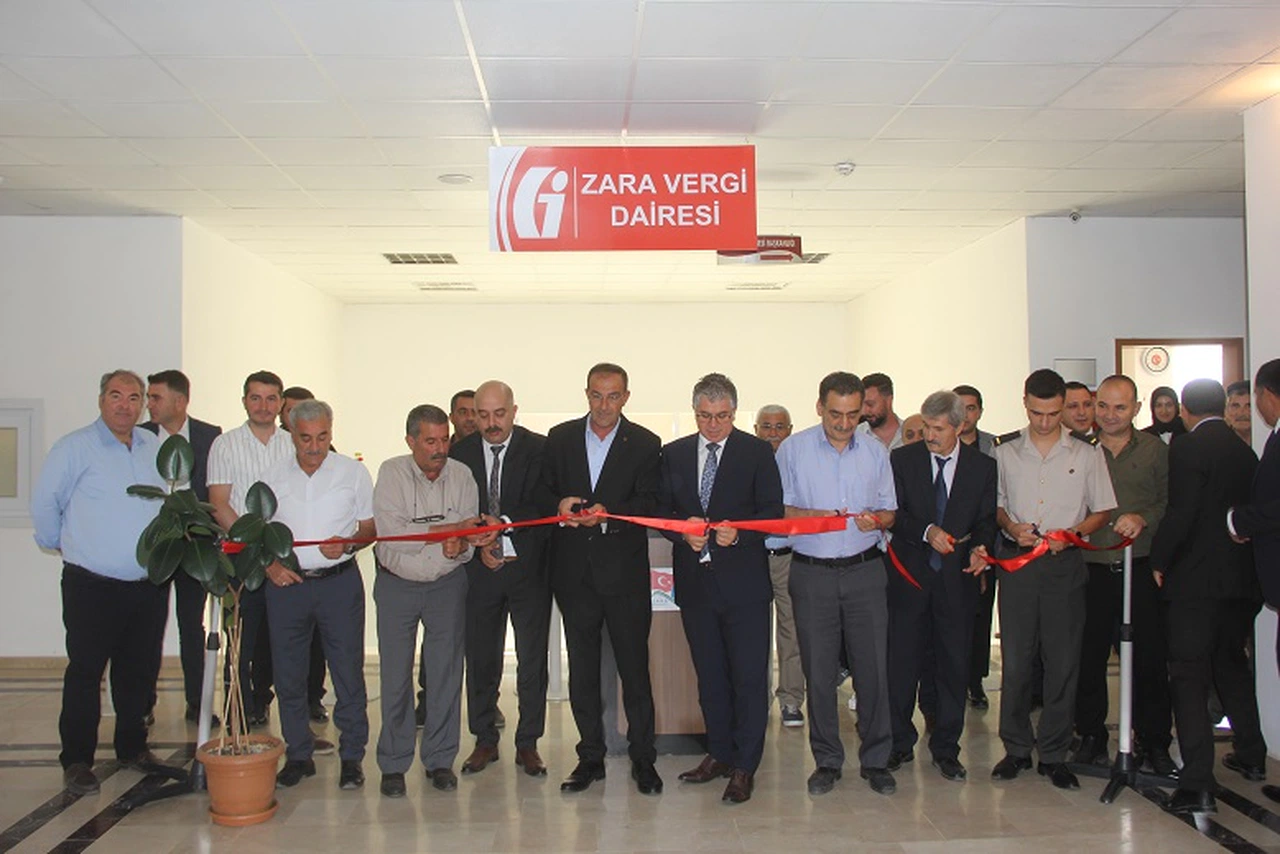 Zara'da Vergi Dairesi Müdürlüğü hizmete açıldı