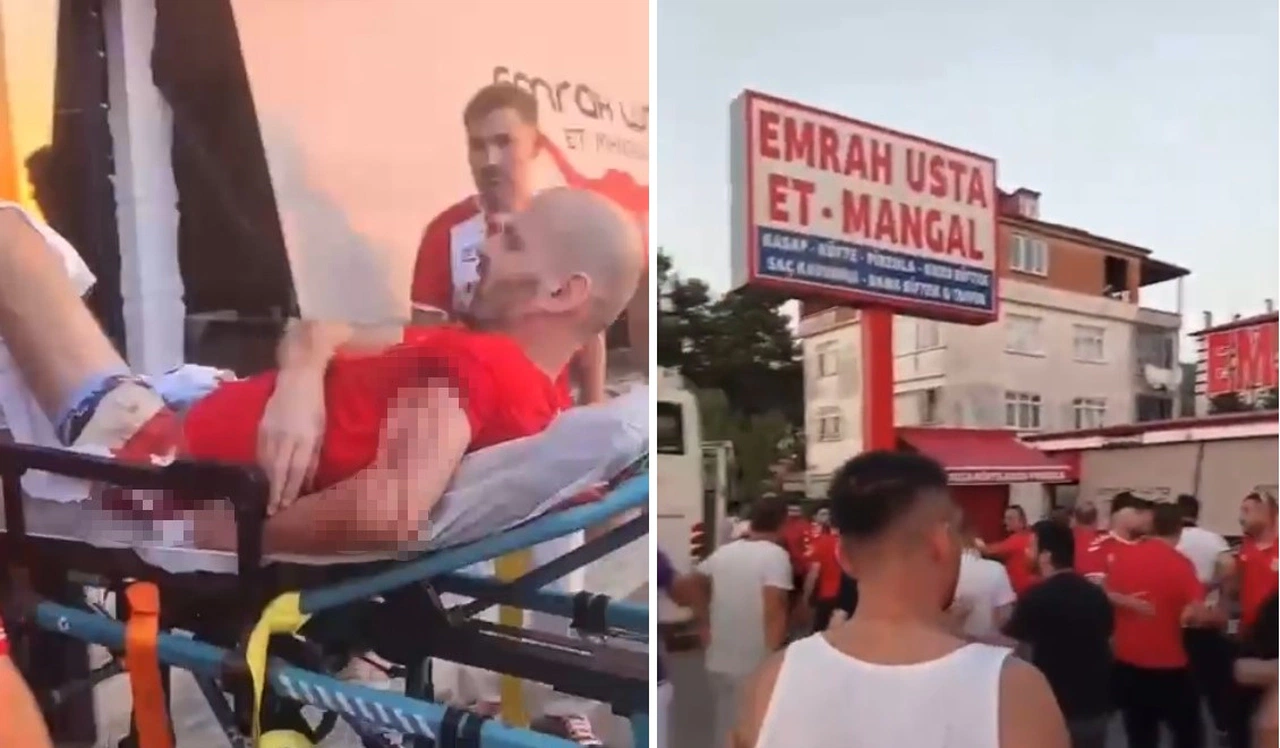 Samsunspor taraftarları restorantta yaralandı!..