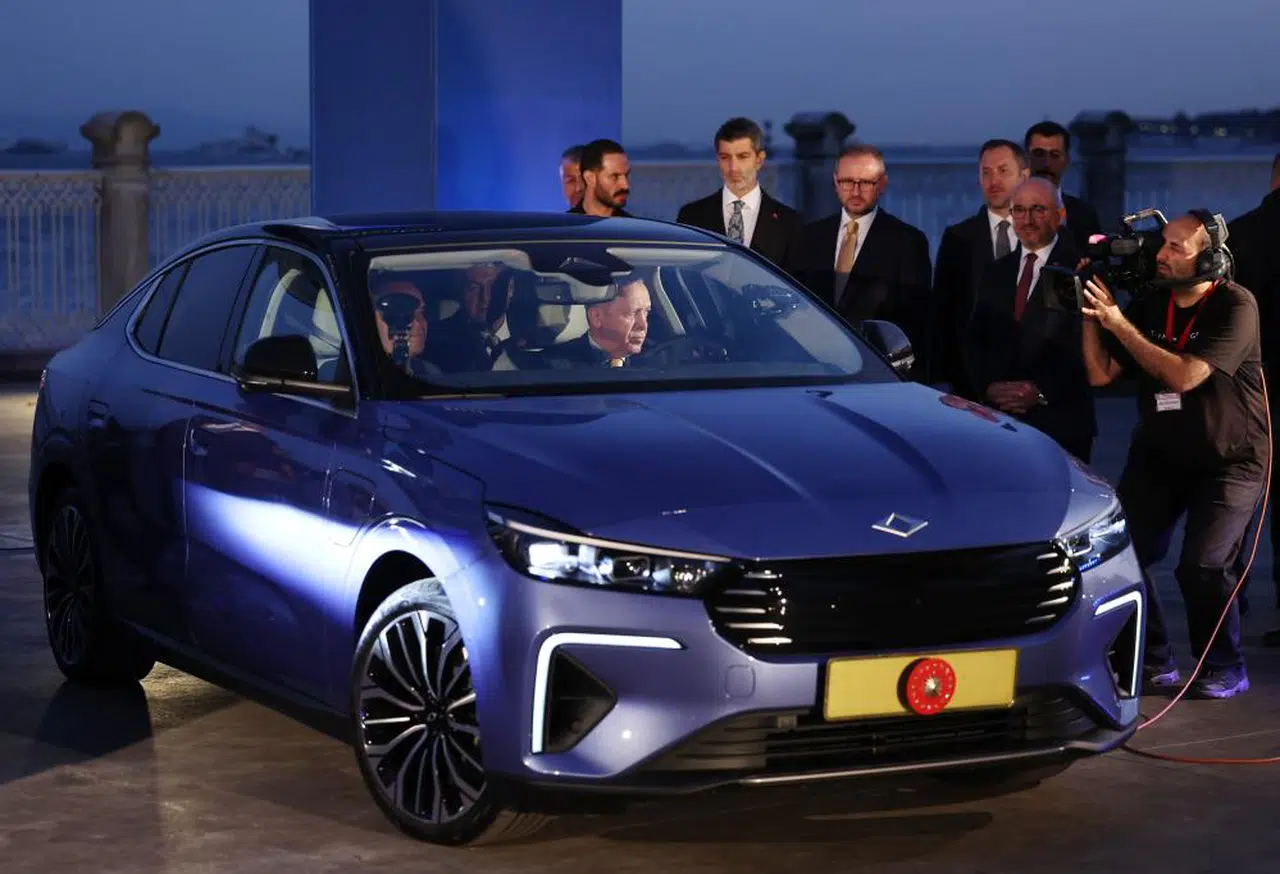 Togg’un yeni modeli Dolmabahçe’de ilk kez görüldü