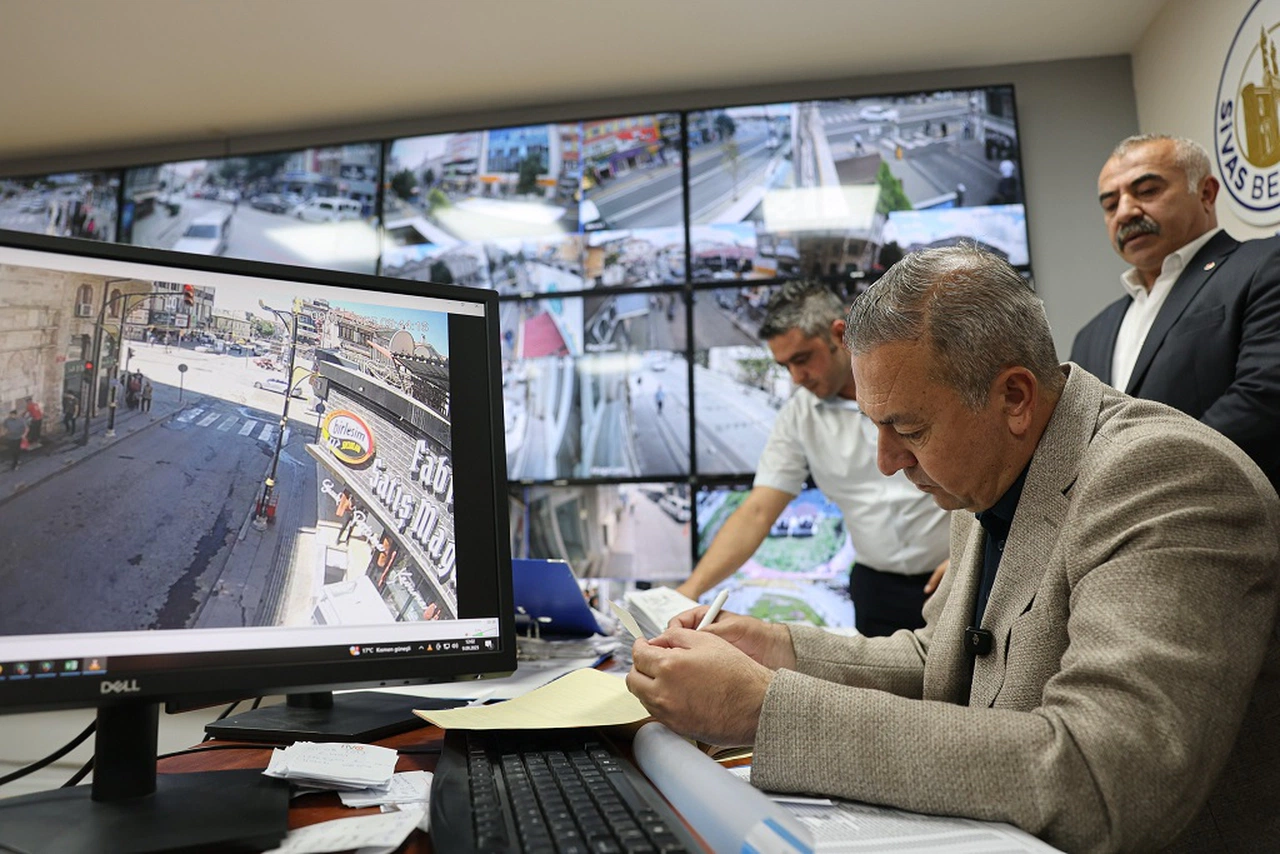 Sivas’ta güvenlik ve düzen için 610 noktada kamera denetimi