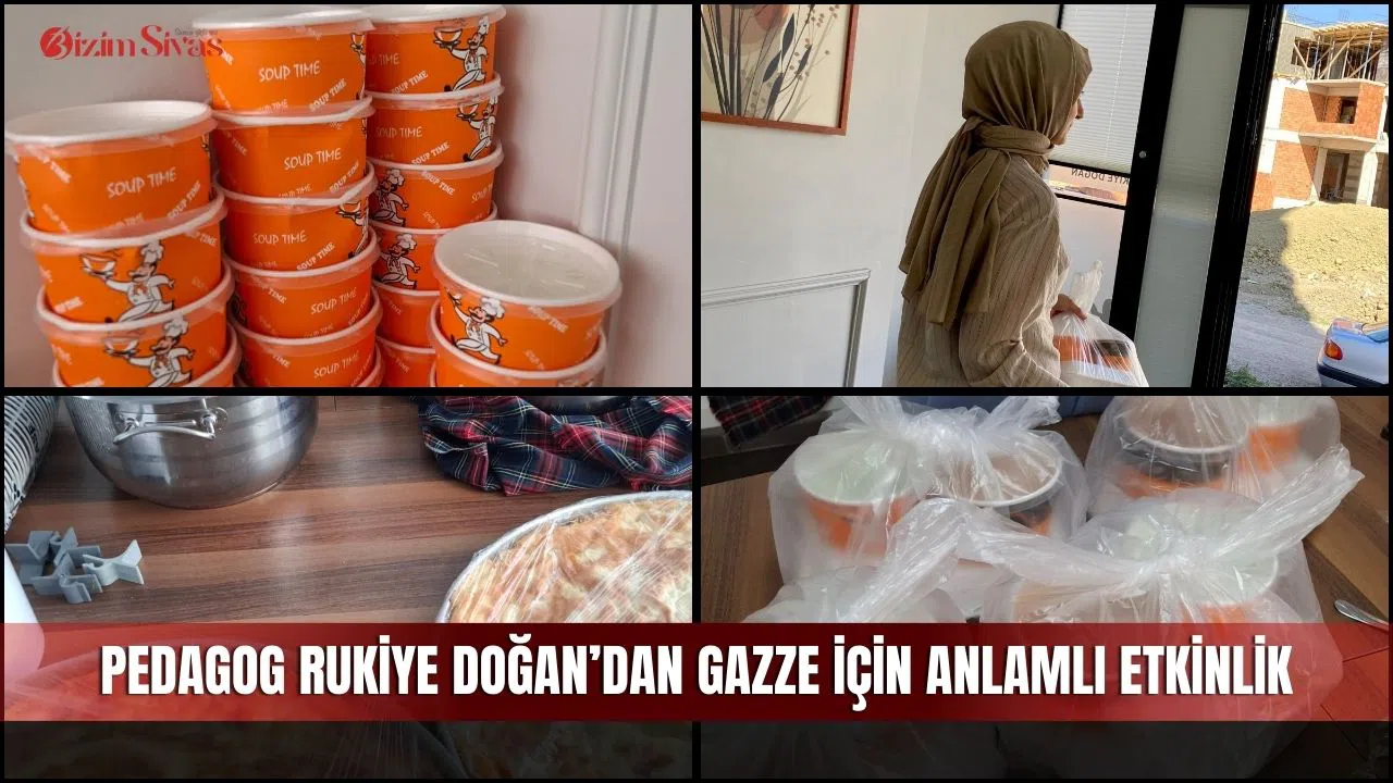 Pedagog Rukiye Doğan’dan Gazze için anlamlı etkinlik