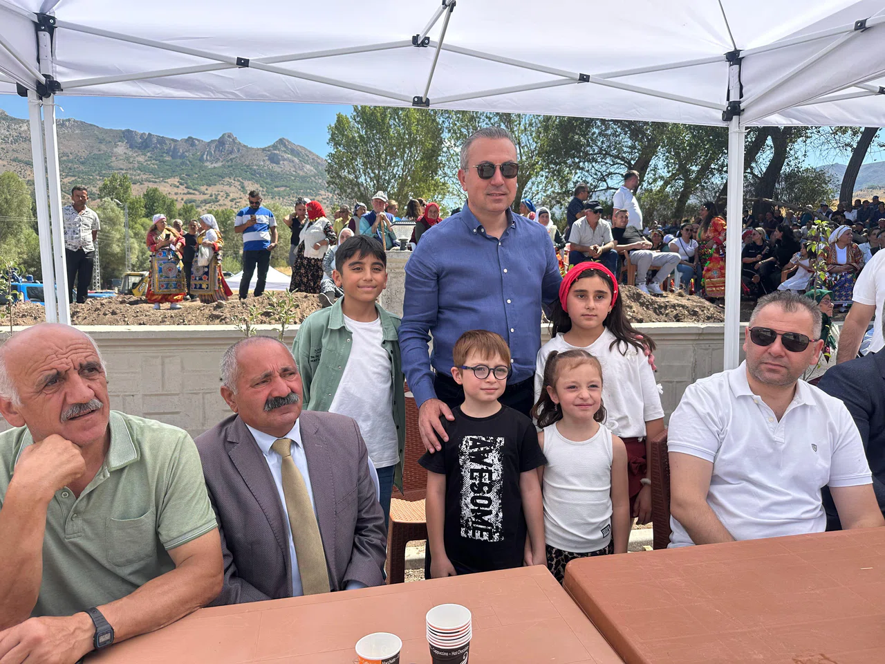 Adem Uzun Asarcık Köyü’nde hemşehrileriyle buluştu