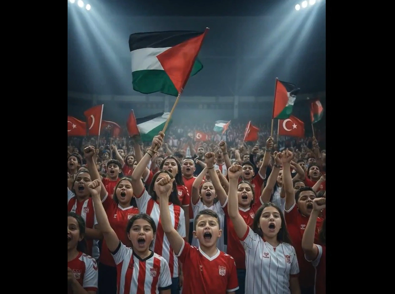 Sivaslılar Sahada, Kalpler Gazze’de Atacak