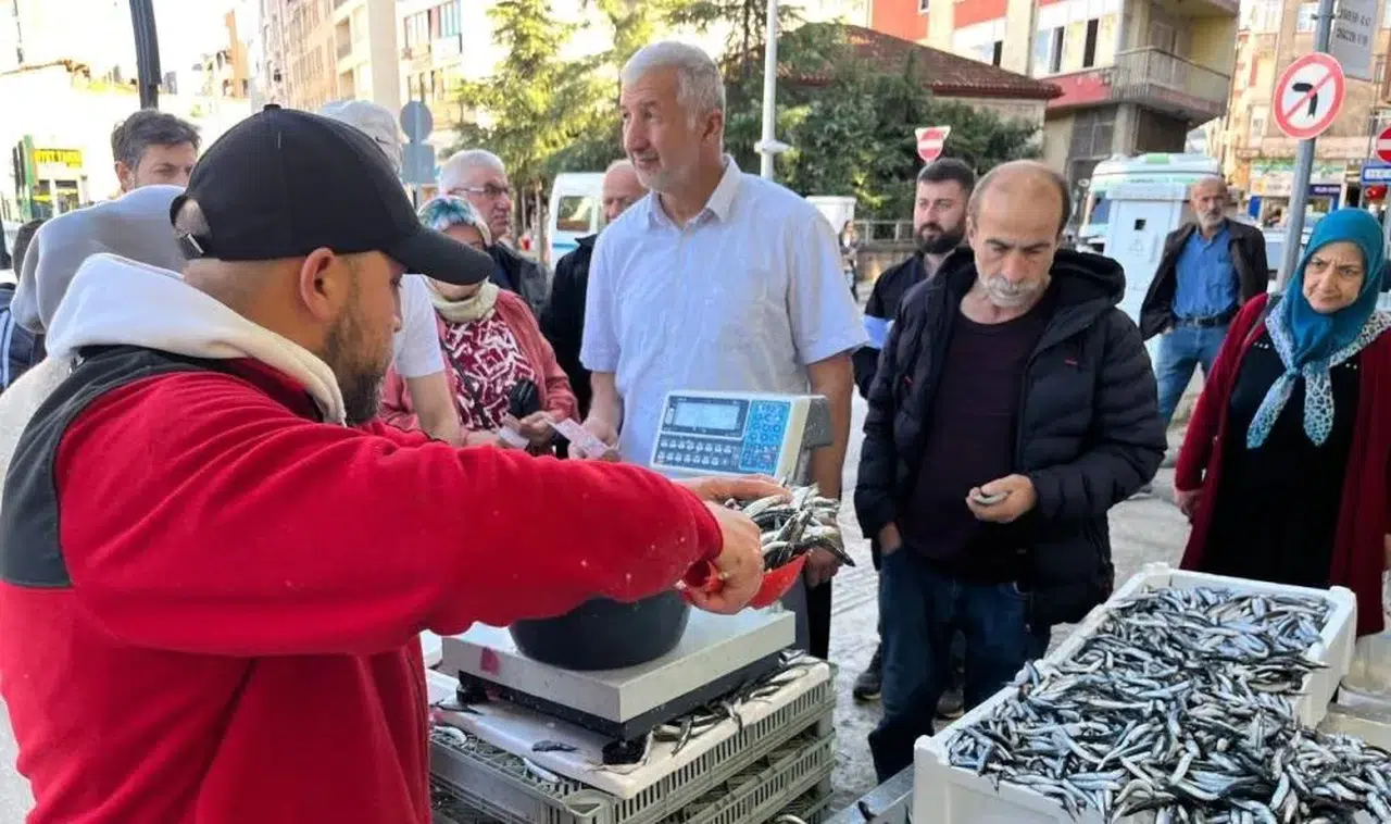 Hamsi 25 TL'ye kadar düştü! Vatandaş kuyrukta...