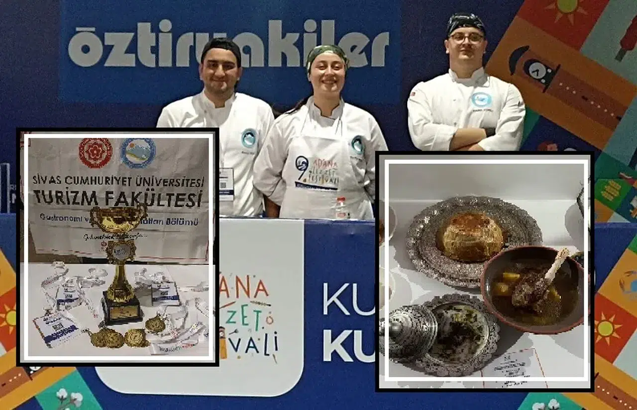 Sivas'a altın madalya, yerel lezzetlerle geldi!