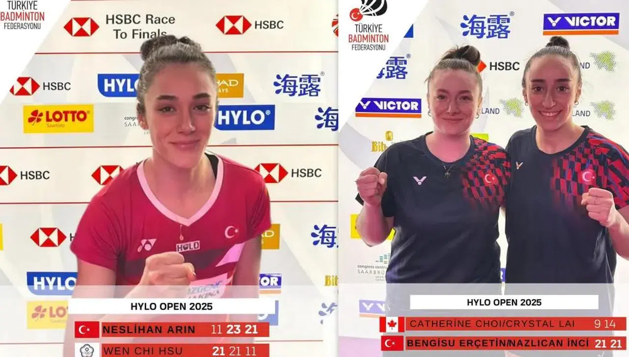 Milli Badmintoncular Almanya’daki HYLO Open 2025’te çeyrek finalde