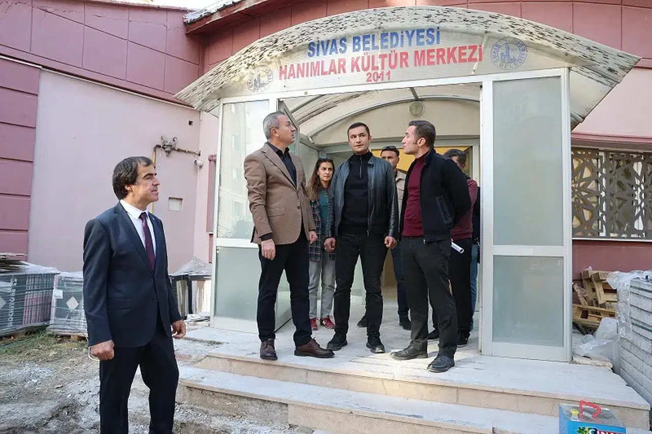 Sivas'ta kadınların sosyal alanında tadilat sürüyor