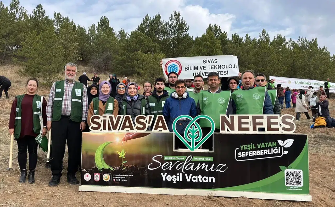 Sivas Bilim ve Teknoloji Üniversitesi’nden Yeşil Vatan’a destek